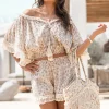 Short Ana Leopard Naturel