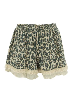 Short Ana Leopard Noir