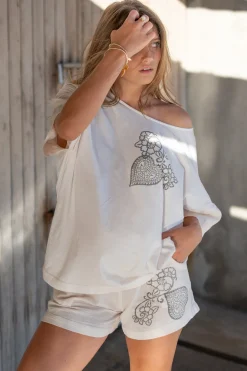 Short Cami Jersey Blanc
