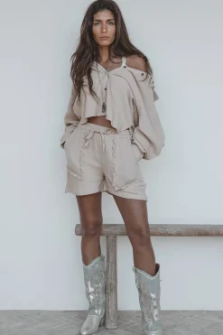 Short en coton Lyo Beige