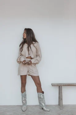 Short en coton Lyo Beige