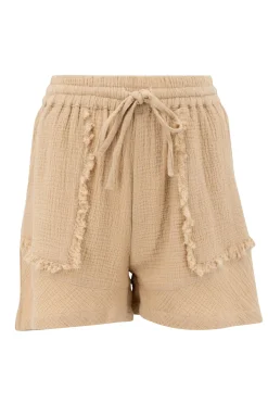 Short en coton Lyo Beige