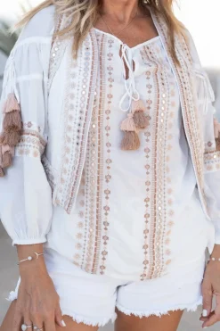 Short Gilet Sierra Riqueza Blanc