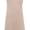 Sous-robe en coton Taupe