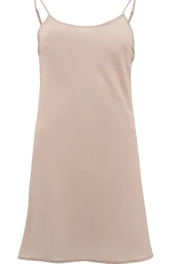 Sous-robe en coton Taupe