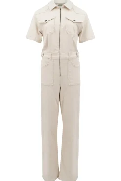 The Muse Jumpsuit Light Beige