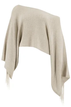 Top à franges rose