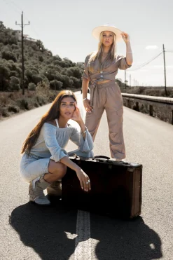 Top cache-cœur Alyssa Taupe