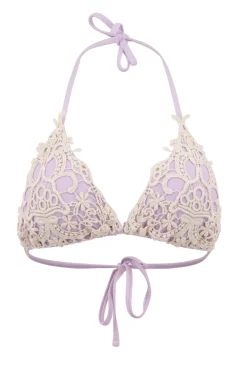 Top de bikini Ibiza Ecru Lilas