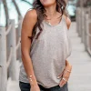 Top dos nu Lilian Taupe