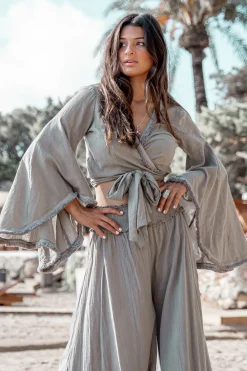 Top enveloppant Garcia Khaki