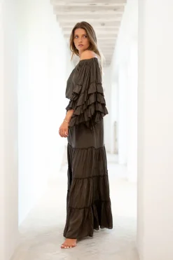 Top Flair Boho Taupe foncé