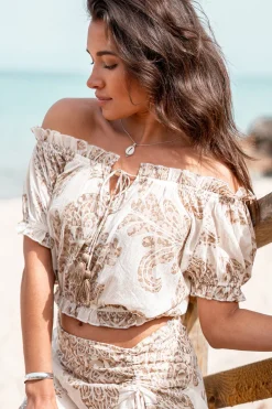 Top gitan Adella Taupe