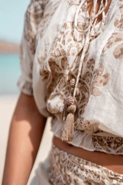 Top gitan Adella Taupe