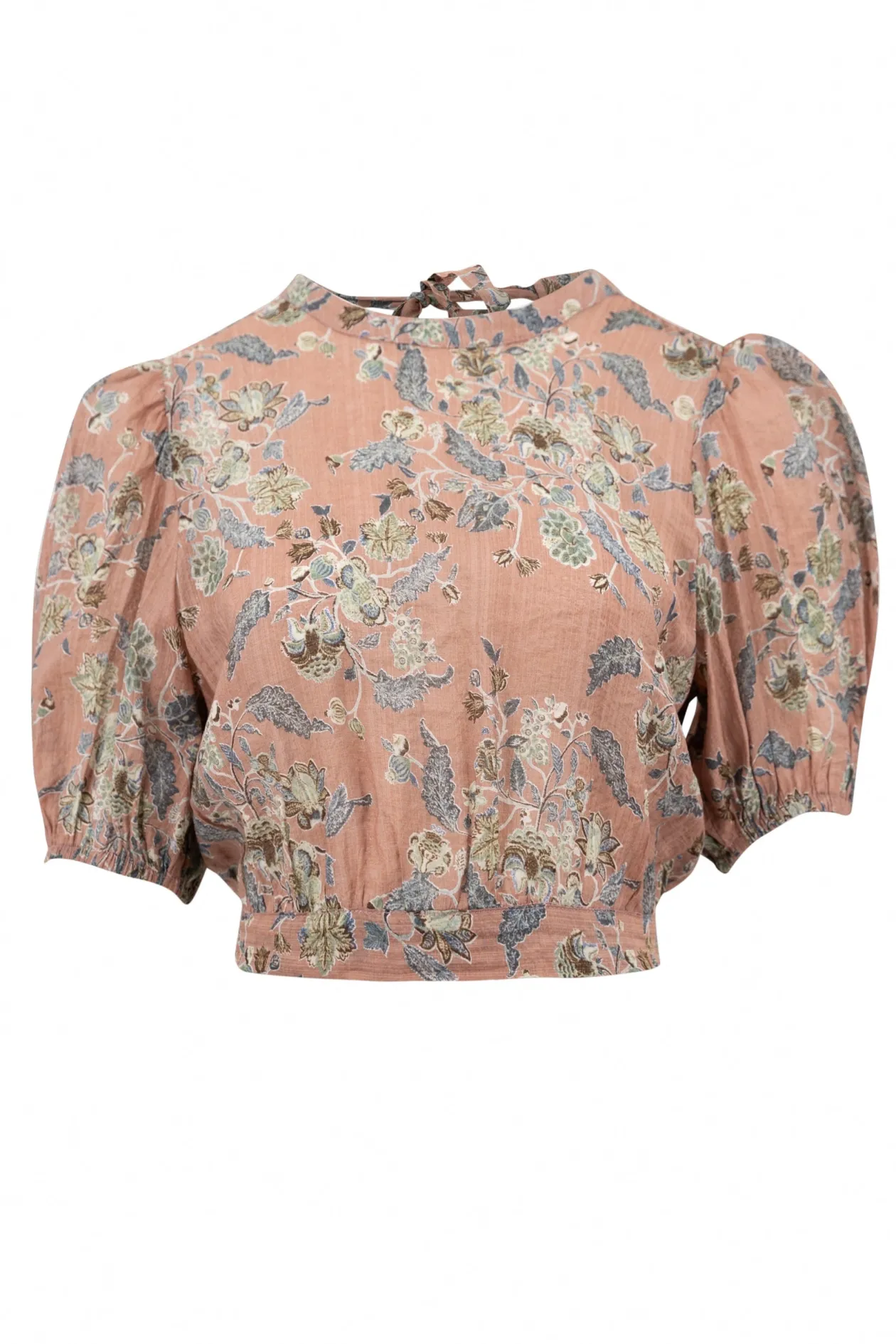 Top imprimé Flora Multi Colour Old Rose