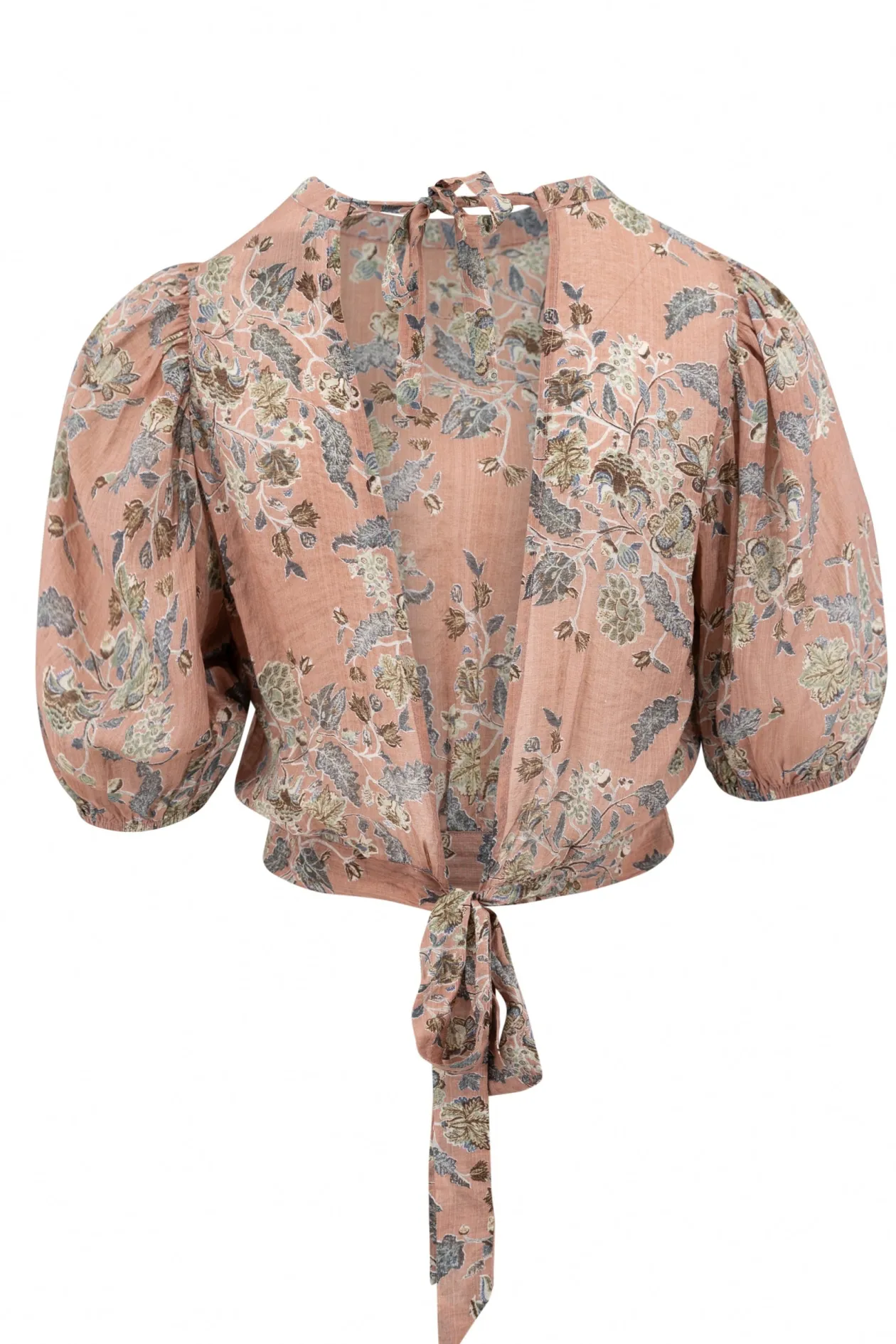 Top imprimé Flora Multi Colour Old Rose