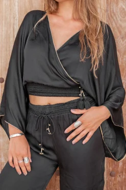 Top Zoia Silk Black