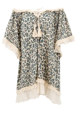 Tunique Ana Leopard Noir