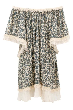 Tunique Ana Leopard Noir