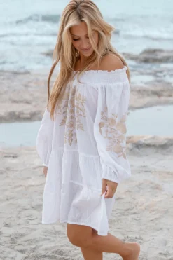 Tunique Elena Bordado Blanc