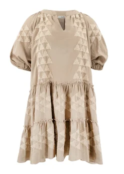 Tunique Ida Cuadros Taupe