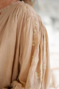 Tunique Ida Flores Taupe clair