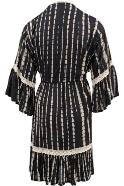 Tunique Isabella Crochet Noir Tie Dye