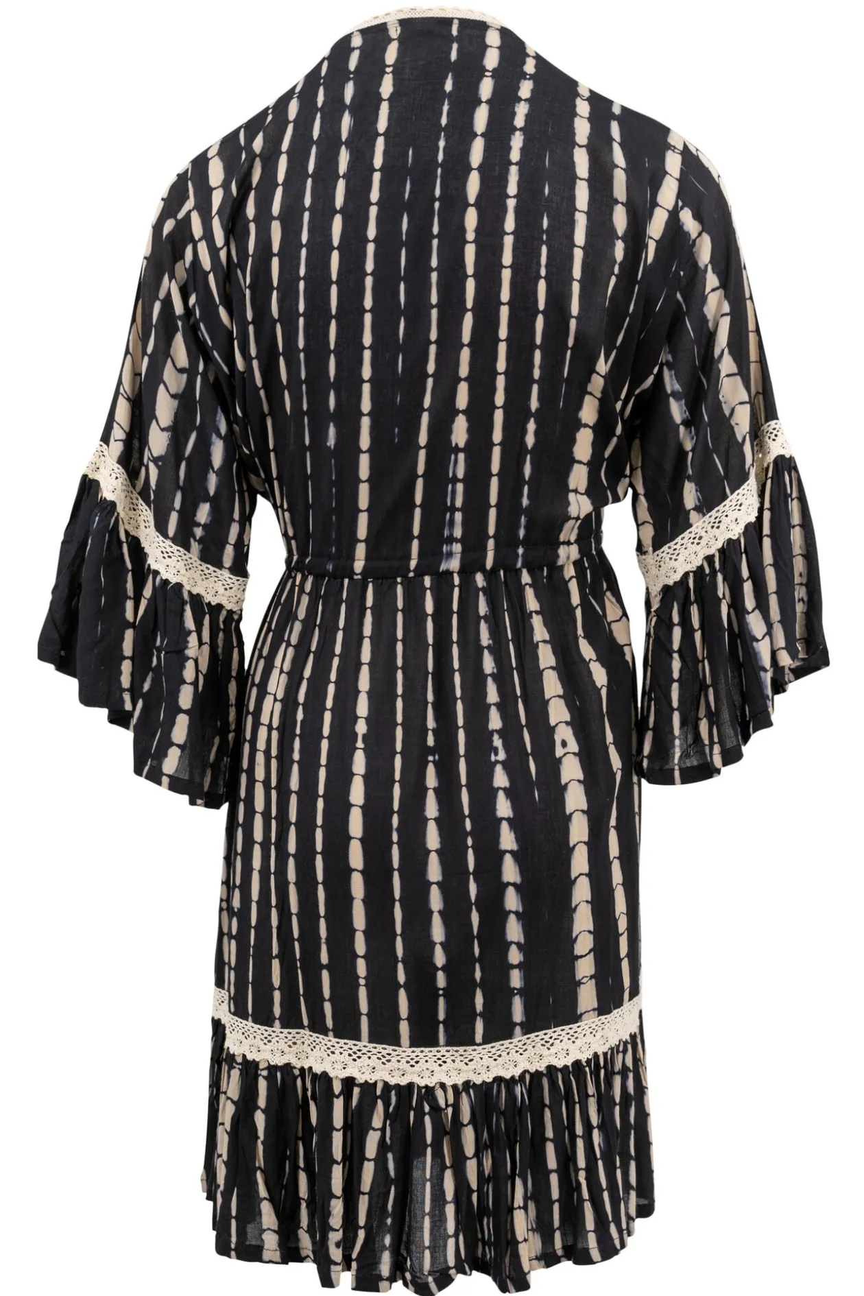 Tunique Isabella Crochet Noir Tie Dye