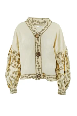 Veste à manches bouffantes Indian Light Sand