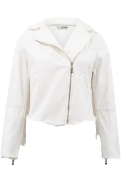 Veste Blanca Frange Blanc cassé