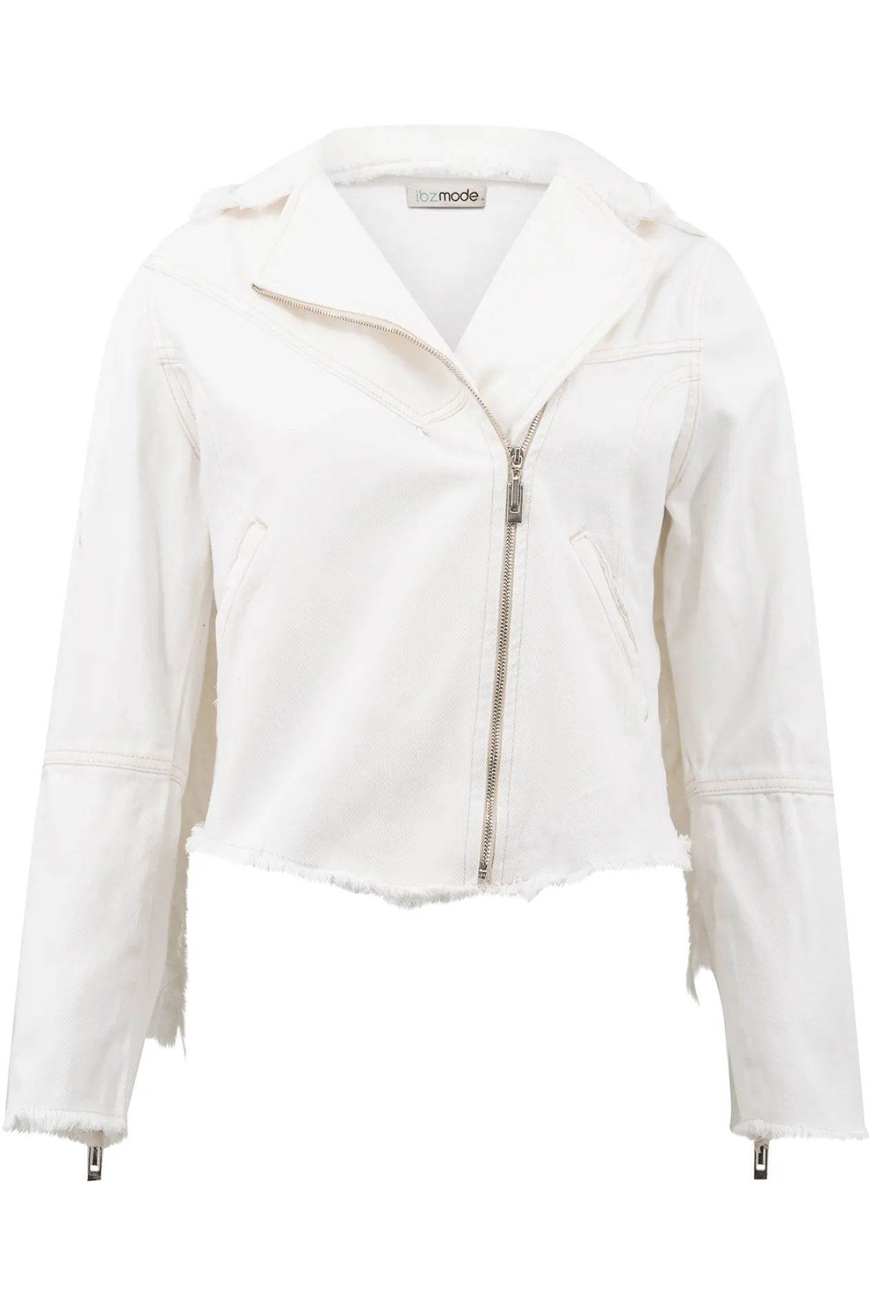 Veste Blanca Frange Blanc cassé