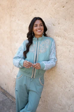 Veste bombardier Corazon Stone Blue