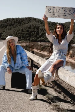 Veste en jean Miley Bleu clair