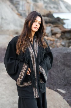 Veste kimono Esthetica Noir