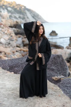 Veste kimono Esthetica Noir
