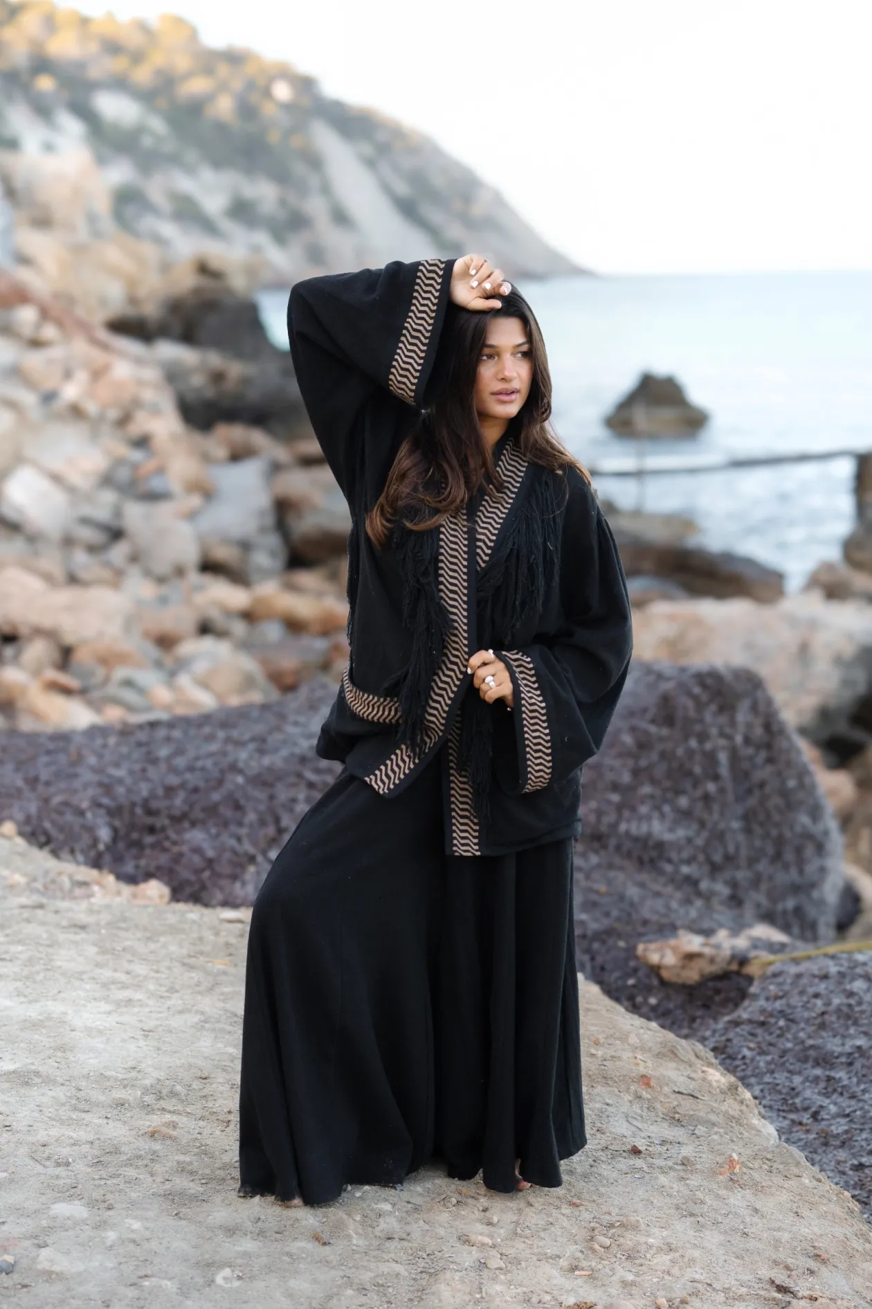 Veste kimono Esthetica Noir