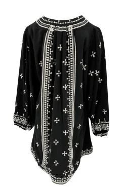 Veste longue Sonrisa Noir