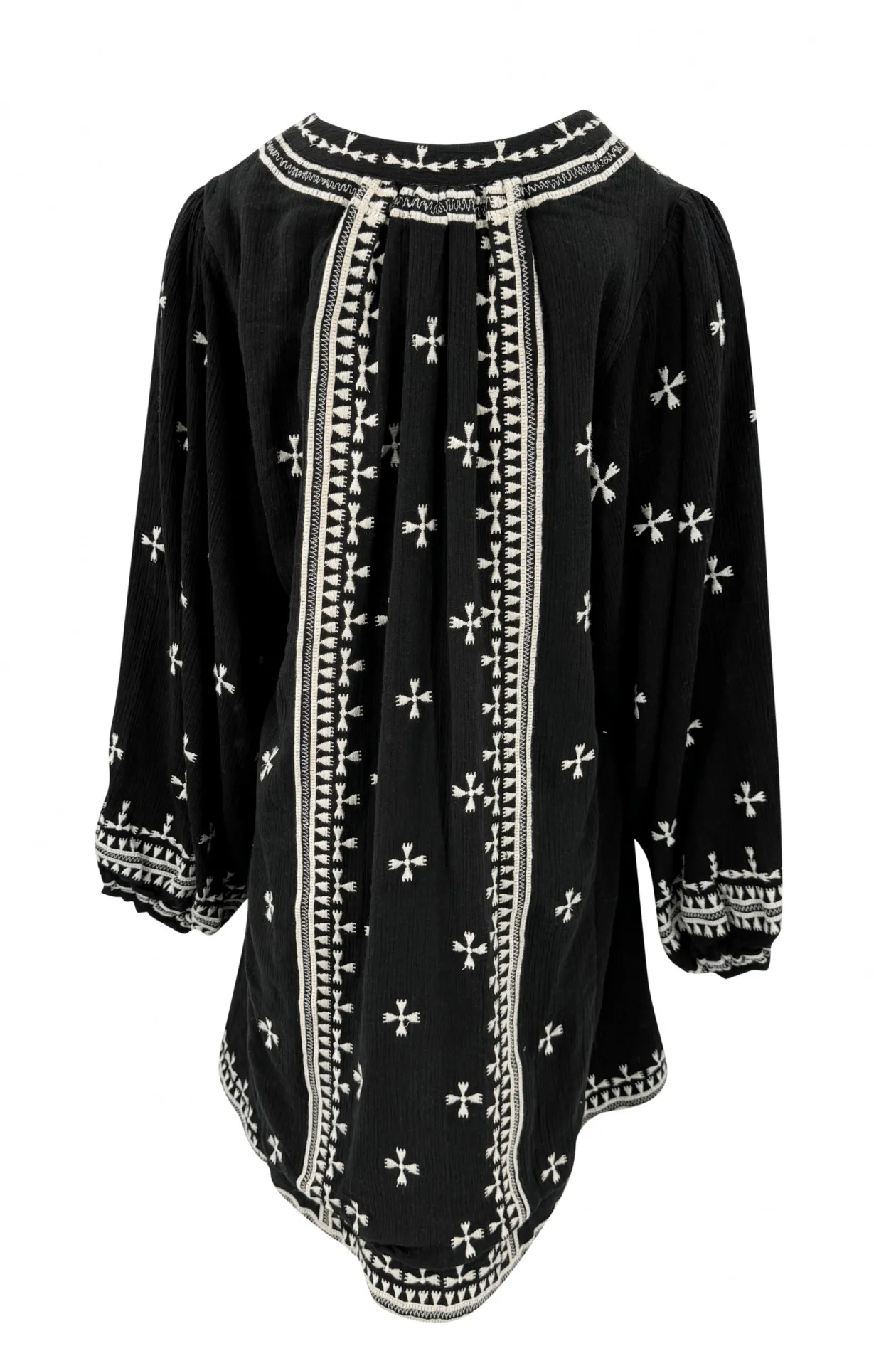 Veste longue Sonrisa Noir