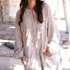 Veste longue Sonrisa Taupe