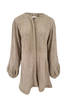 Veste longue Sonrisa Taupe