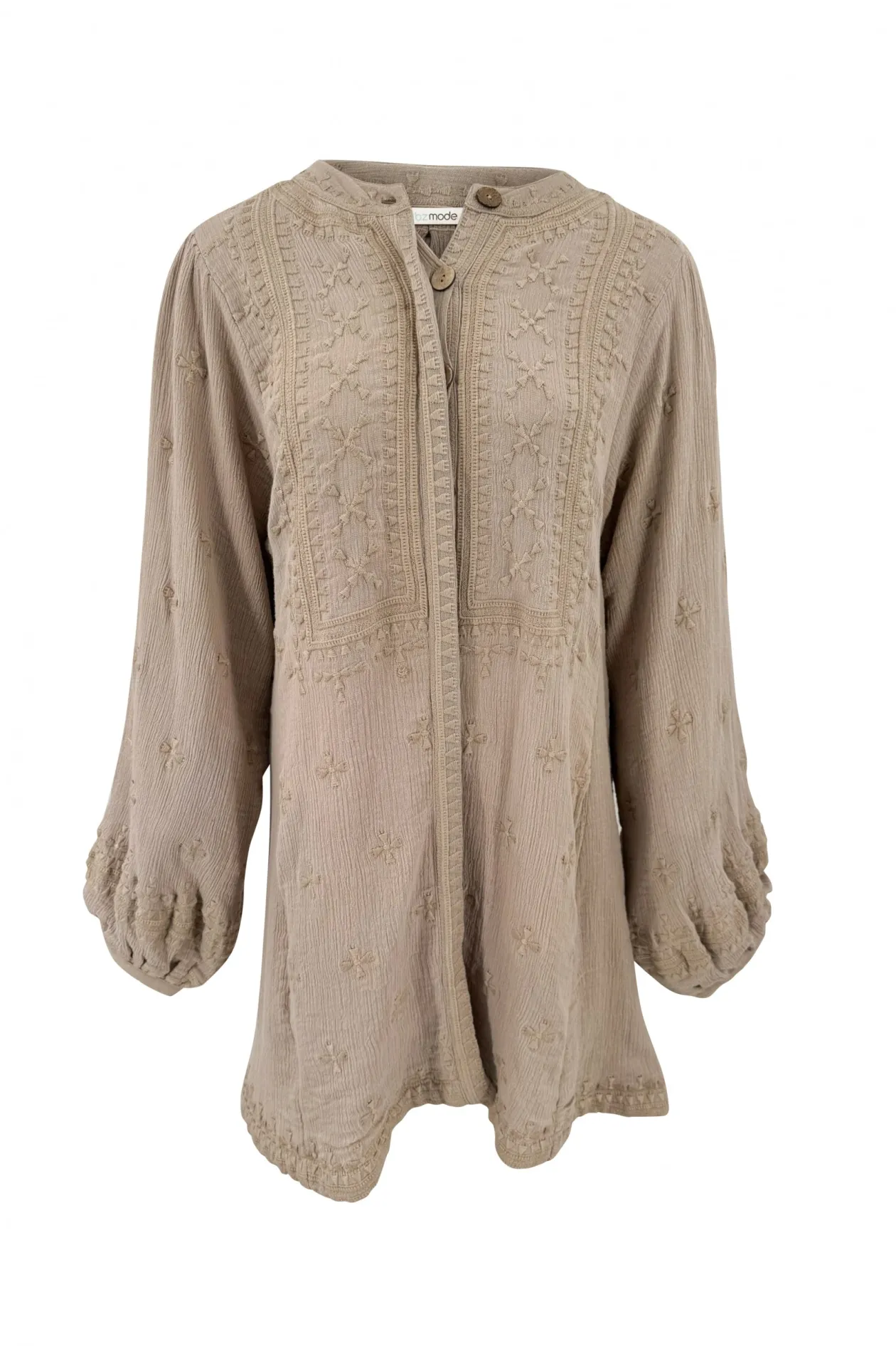 Veste longue Sonrisa Taupe