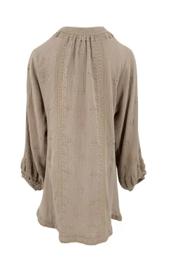 Veste longue Sonrisa Taupe
