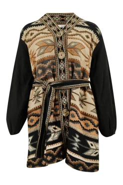 Veste longue Spirit Brown