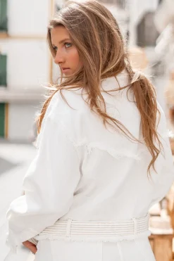 Veste Nenita Blanc cassé