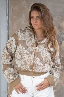 Veste Nyra Baroque Blanc Imprimé