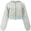 Veste Nyra Baroque Bleu pâle imprimé