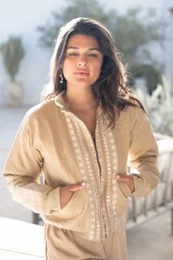 Veste Nyra Riqueza Light Taupe