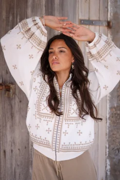 Veste Sonrisa Blanc cassé