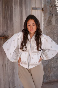 Veste Sonrisa Blanc cassé