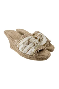 Wedge Inessa Baroque Ivoire imprimé
